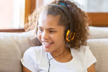 A smiling child