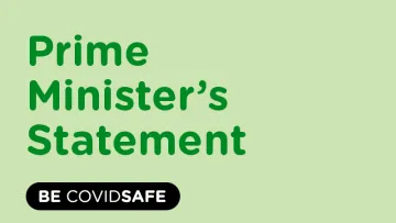 Prime Minister's statement about a pause to further easing of border restrictions
