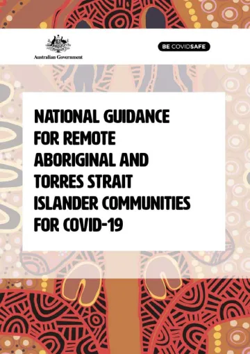 CDNA National Guidance for remote Aboriginal and Torres Strait Islander communities for COVID-19