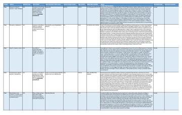 Tranche 1 submitted evidence cover