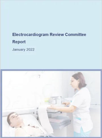 Electrocardiogram Review Committee Report 