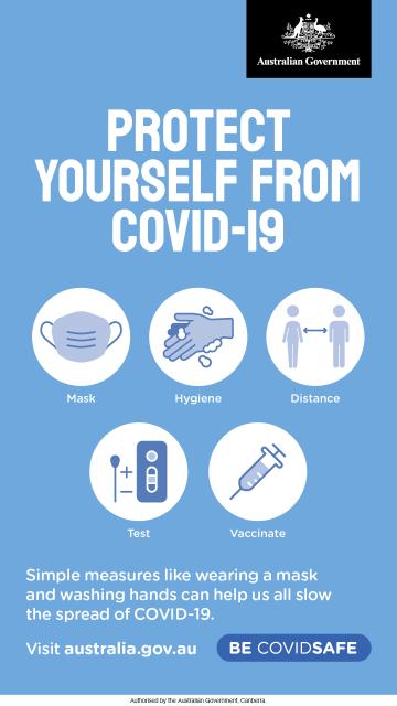 COVID-19 - COVIDsafe behaviours (protect yourself)