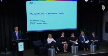 Image capture for My Aged Care operational update webinar