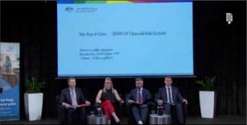 Image capture for My Aged Care aged care reform webinar