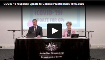 COVID-19 response update webinar cover image