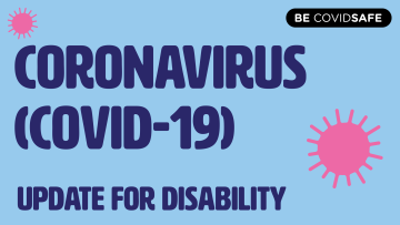 Webinar update for disability sector image