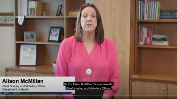 Video still of Alison McMillan