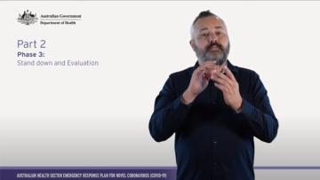 COVID-19 Emergency Response Plan for People with Disabilities – Evaluating the response – Auslan