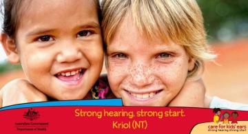 Cover image for Care for Kids’ Ears talking book – Kriol NT