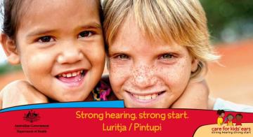 Cover image for Care for Kids’ Ears talking book – Luritja/Pintupi