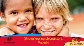 Cover image for Care for Kids’ Ears talking book – Warlpiri