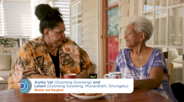 Aunty Val and Lelani talk about COVID-19 vaccines
