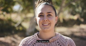COVID-19 vaccination – Lily from Alice Springs urges young women to get their COVID-19 vaccine
