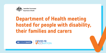 Webinar tile disability families carers