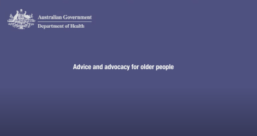 Advice and advocacy for older people