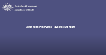 Crisis support services – available 24 hours