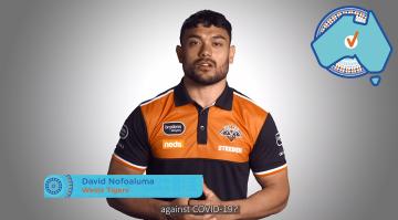 COVID-19 vaccination – Video – NRL legend David Nofoaluma talks about why he got his COVID-19 vaccine