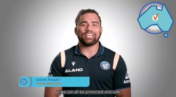 COVID-19 vaccination – Video – NRL legend Isaiah Papali’I talks about why he got his COVID-19 vaccine