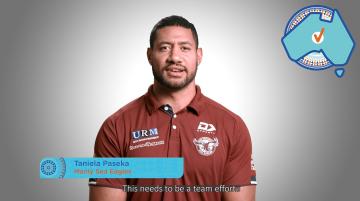 COVID-19 vaccination – Video – NRL legend Taniela Paseka talks about why he got his COVID-19 vaccine