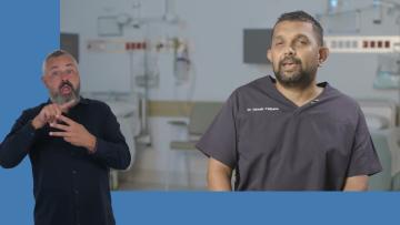 Auslan translations of Dr Dinesh Palipani