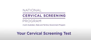 Your cervical screening text cover