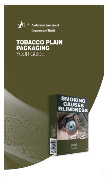 Cover image for Tobacco plain packaging – your guide