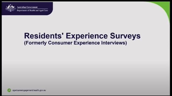 2023 Residents’ Experience Surveys