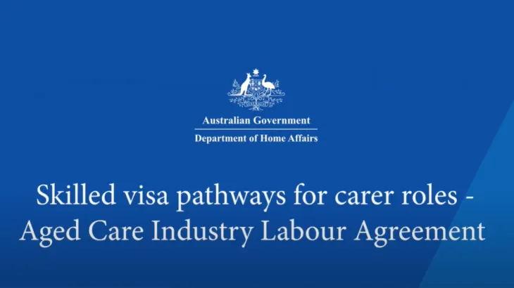 Aged care Industry Labour Agreement – webinar recording