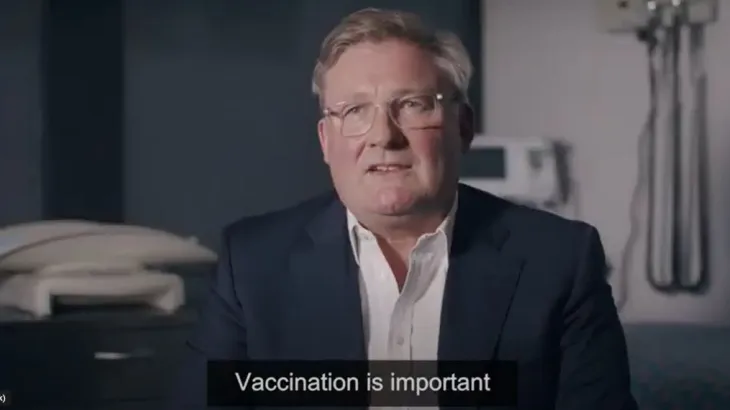 Health professionals on the safety of routine childhood vaccination