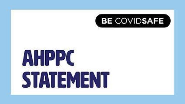 AHPPC statement news banner