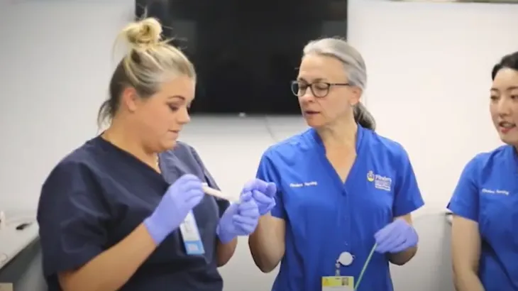 Screenshot of Aged Care Nursing Clinical Placements Program – Flinders University video