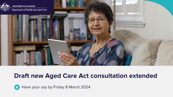 Image of the new Aged Care Act consultation 