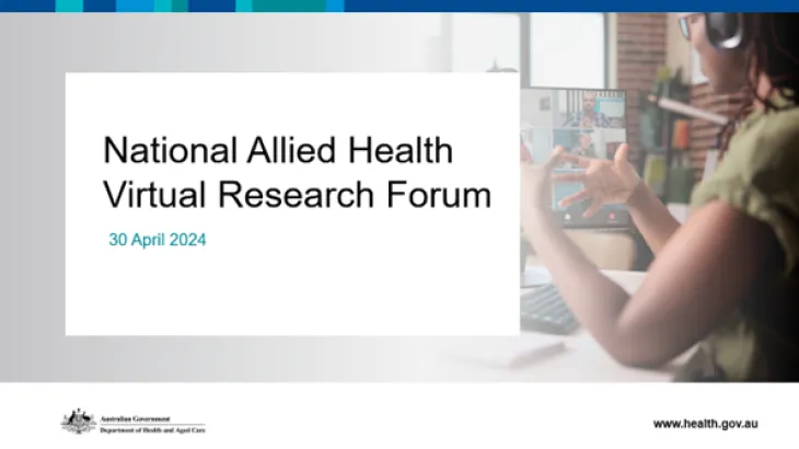 2024 National Allied Health Virtual Research Forum