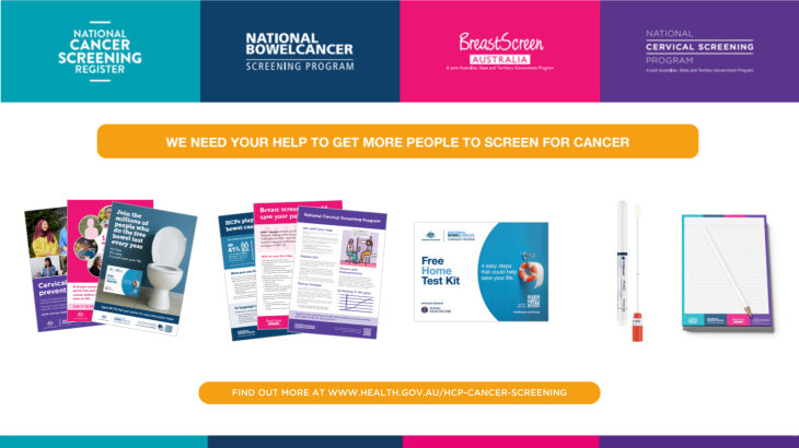 Cancer screening poster examples