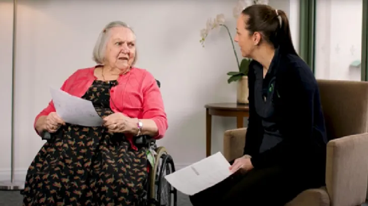 Video image_A guide for older people in residential aged care