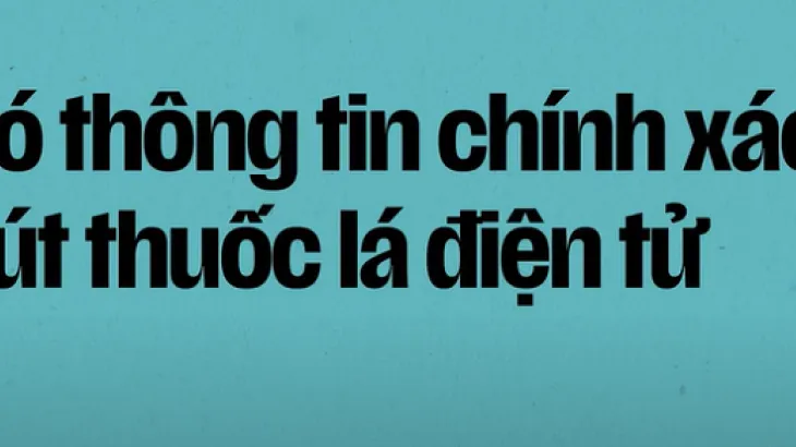 Get the facts about vaping (Vietnamese)