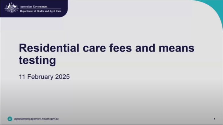Image of the first screen shot of the webinar