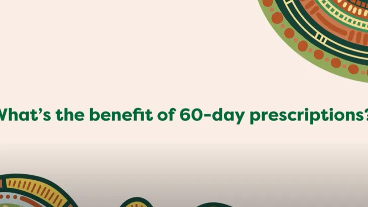 What are the benefits of 60-day prescriptions? 