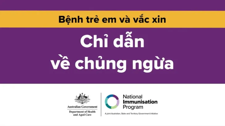 Chỉ dẫn về cuộc hẹn tới chủng ngừa cho con quý vị  