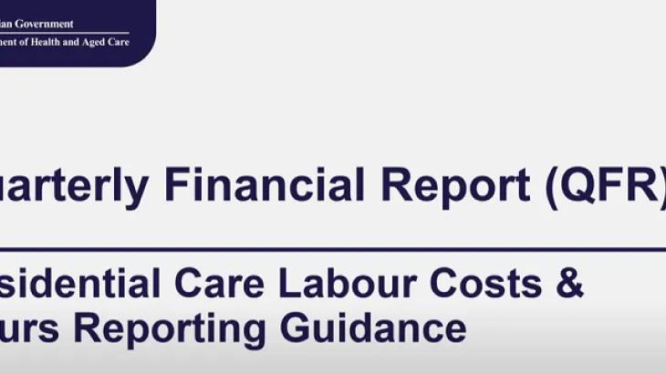 Quarterly Financial Report (QFR) Residential Care Labour Costs & Hours Reporting Guidance