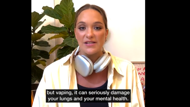 Musician Cxloe talks about the impacts of vaping