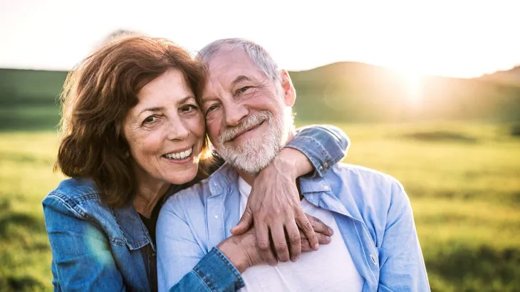 Middle aged couple