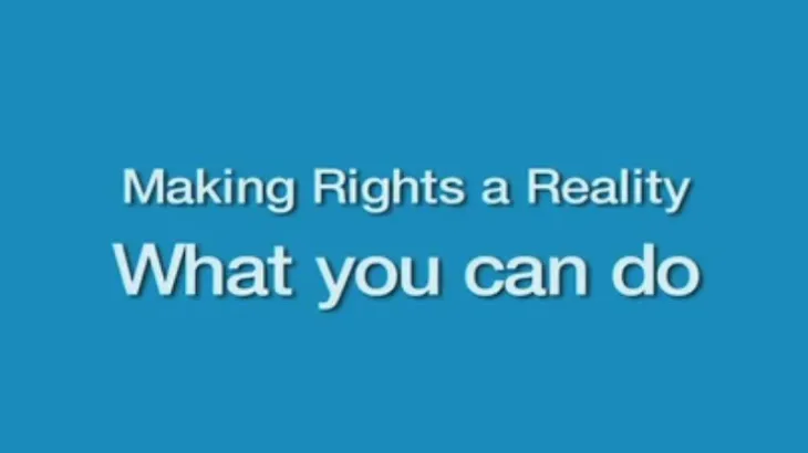 Making rights a reality: what you can do – United Nations Convention on the Rights of Persons with Disabilities