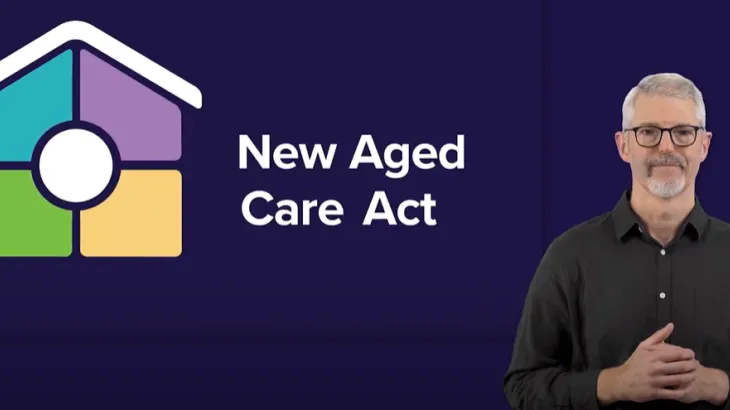 New Aged Care Act video (Auslan)