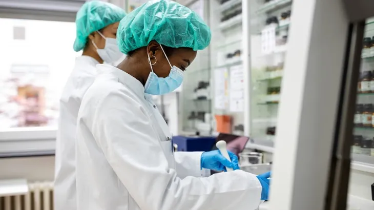 Lab scene