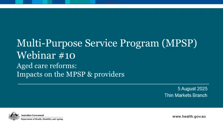 MPSP Reforms Webinar slides #10 - 5 August 2025