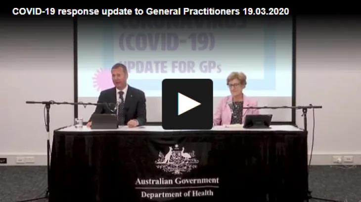 COVID-19 response update webinar cover image