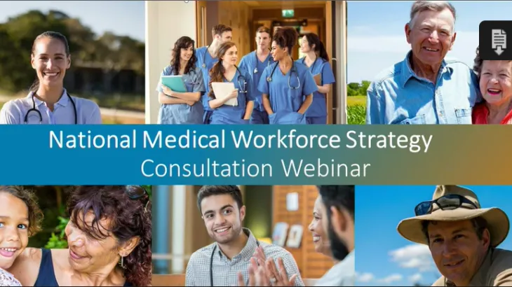 Screenshot of consultation webinar opening screen