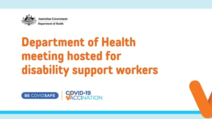 Department of Health meeting hosted for disability support workers