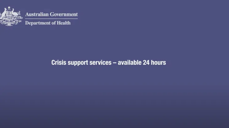 Crisis support services – available 24 hours